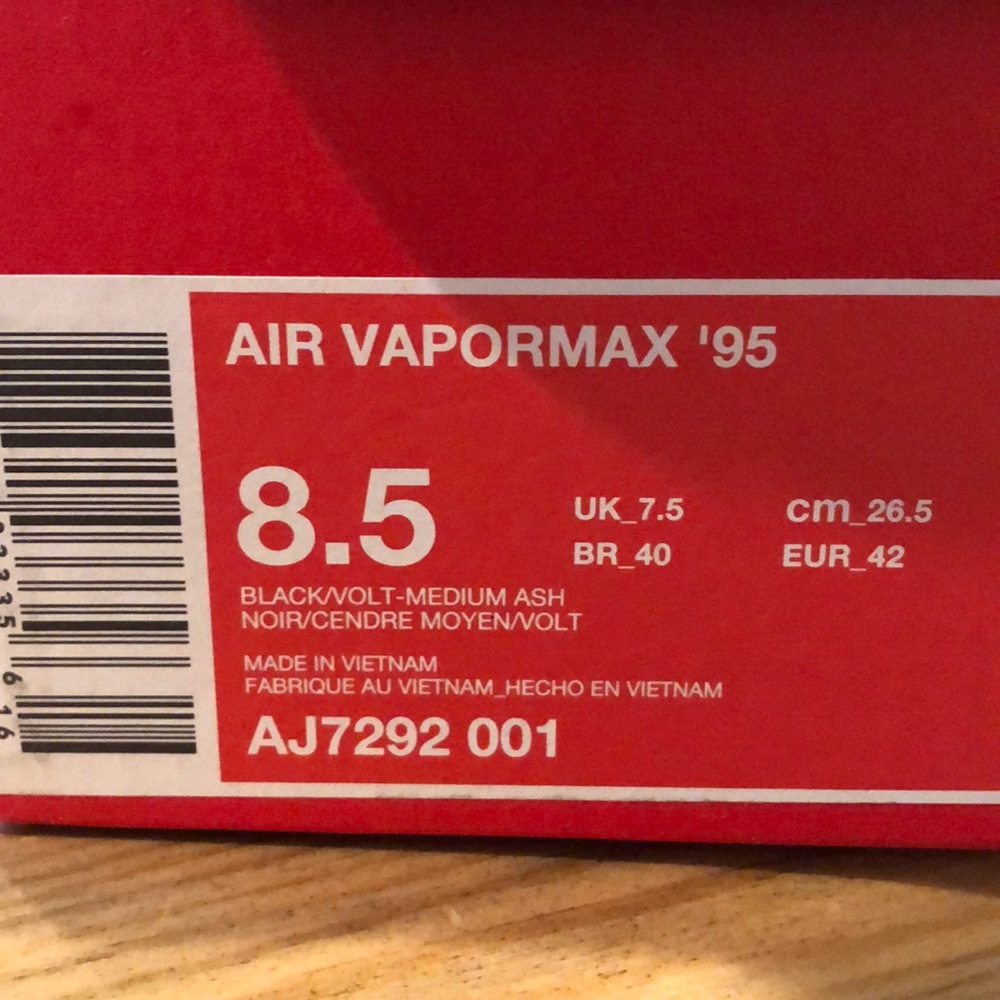 Men’s Nike Air Vapormax 95 - Picture 7 of 7